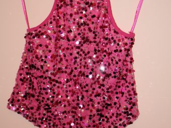 12 Pink Sequin Tops (Sizes: Kids and Adults